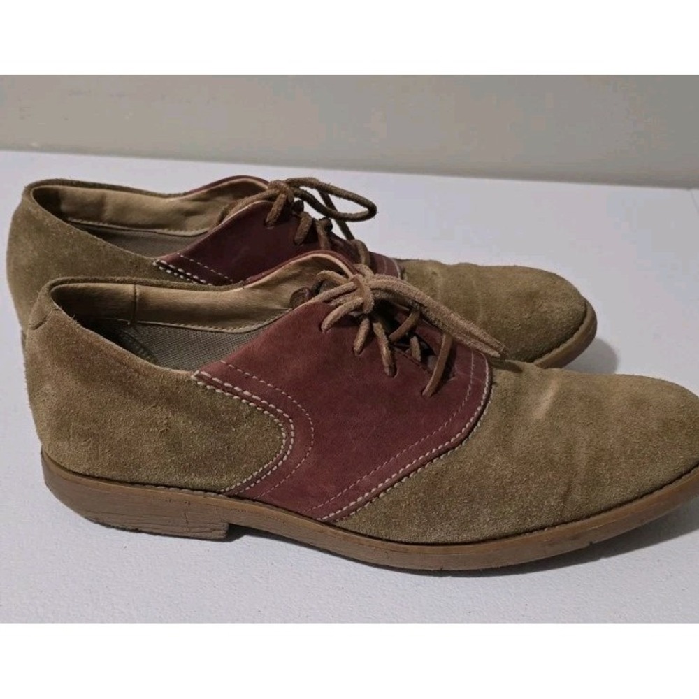 Sperry‎ Top-Sider Tan Suede Plain Leather  Casual Shoes Men's 9.5 M
